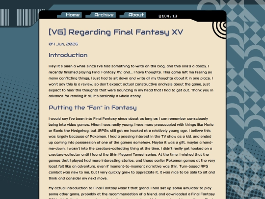 posts/2026-06-04-[VG]-Regarding-Final-Fantasy-XV screenshot